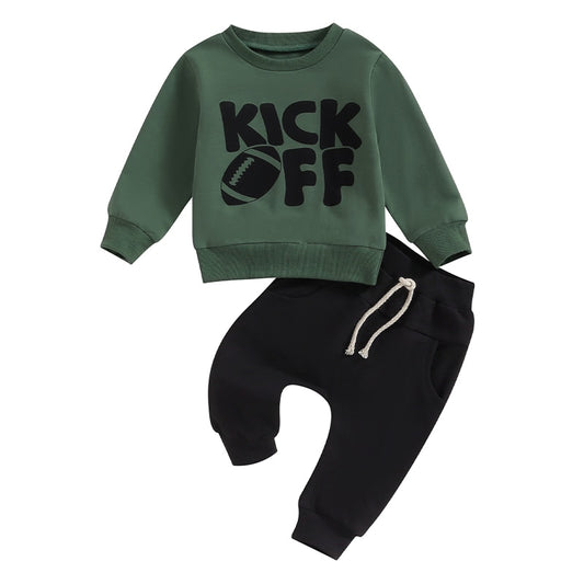 Hey Kid Waffle Knit Pants- Green – JellyBeanz Kids